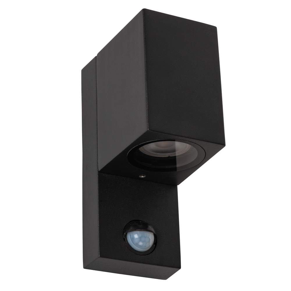 Lucide Design wandspotZaro enkel zwart met sensor - 69802/01/30
